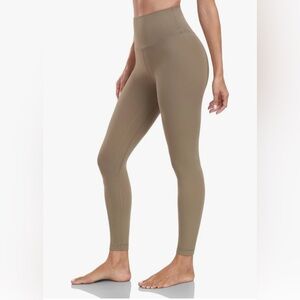 Heynuts butter soft leggings. Size medium, dark taupe/brown leggings